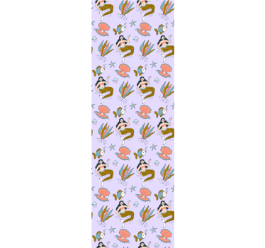 Childrens blind with mermaids and shells design - TenStickers