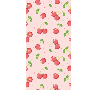 Childrens blind pink cherries - TenStickers