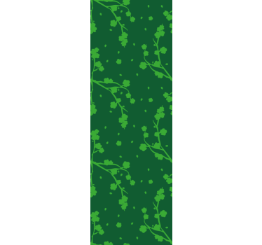 Childrens blind green korean trees and branches - TenStickers