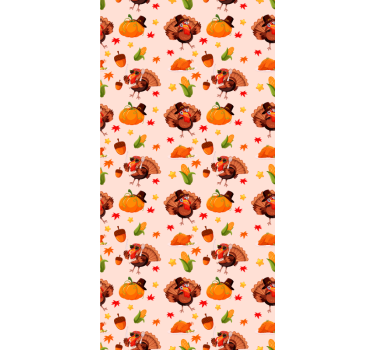 Childrens blind cool thanksgiving turkeys - TenStickers