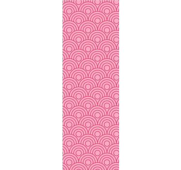 Childrens blind in dark and light pink shape - TenStickers