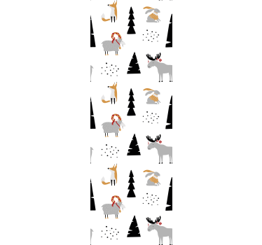 Childrens blind with winter animals design - TenStickers