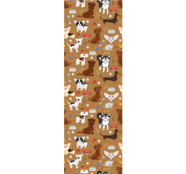Childrens blind with adorable puppy pattern - TenStickers