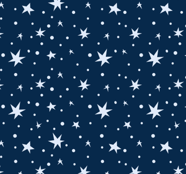 Childrens blind stars on navy blue - TenStickers