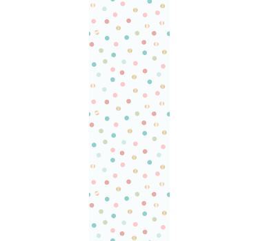 Childrens blind with glitter confetti polka dots - TenStickers