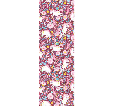 Childrens blind with beautiful unicorn pattern design - TenStickers
