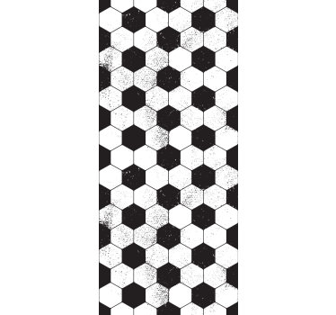 Childrens blind with grunge soccer ball design - TenStickers