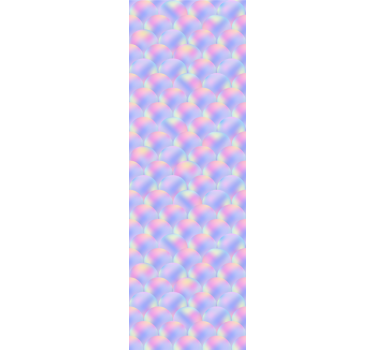 Childrens blind in multicolor mermaid scales - TenStickers