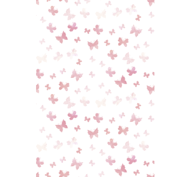 Childrens blind pink butterflies - TenStickers