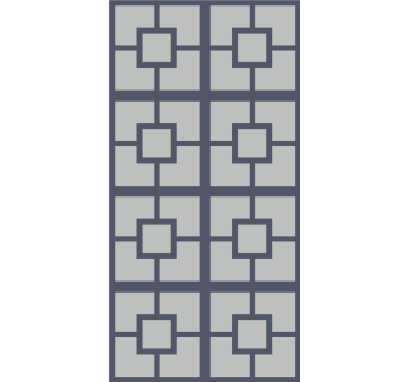 Office blind square pattern design - TenStickers