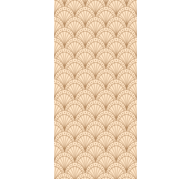 Office blind with elegant fan design - TenStickers