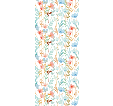 Office blind flowerprint 'hydenyear' - TenStickers