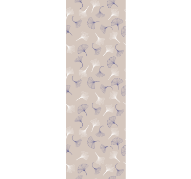 Office blind ginkgo leaves cream - TenStickers