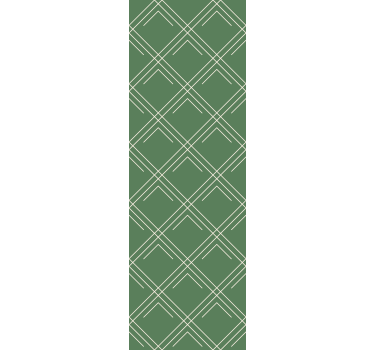 Office blind in green elegant squares - TenStickers