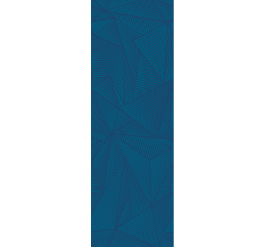 Office blind in blue geometric simple pattern - TenStickers