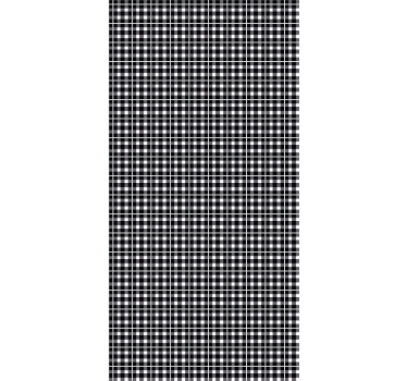 Office blind in black and white gingham pattern - TenStickers