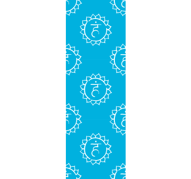 Office blind throat chakra design - TenStickers