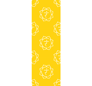 Office blind solar plexus chakra design - TenStickers