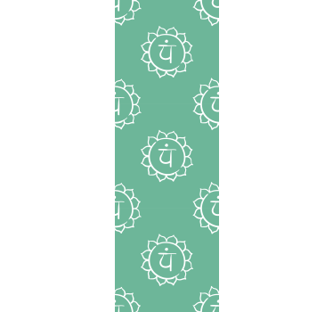 Office blind beautiful heart chakra design - TenStickers