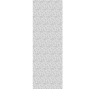 Office blind with vintage ornamental flowers - TenStickers