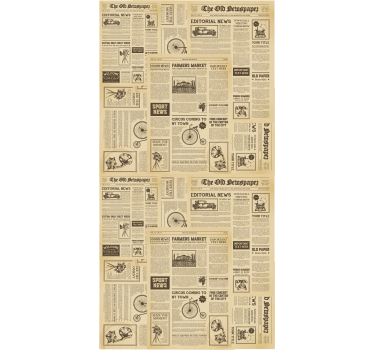 Office blind vintage american newspaper design - TenStickers