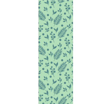 Office blind green leaves on green - TenStickers