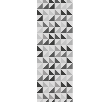 Office blind geometric triangles design - TenStickers