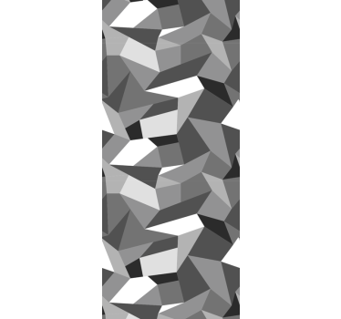 Office blind in black and white triangles - TenStickers