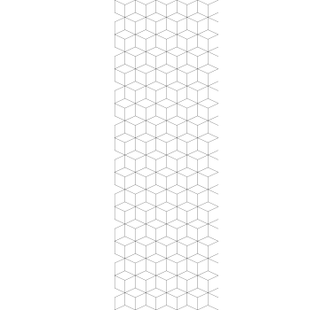 Office blind geometric cubes design - TenStickers
