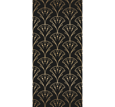 Modern blind with elegant golden designs - TenStickers