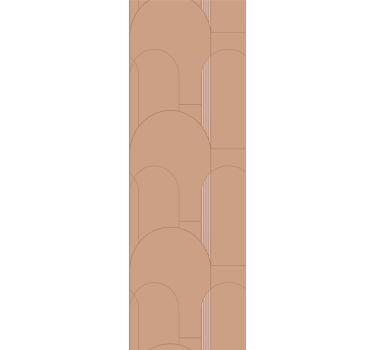 Modern blind beige arch patterns - TenStickers