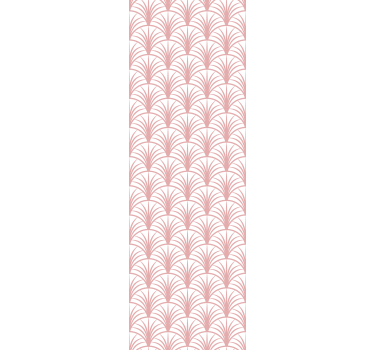 Modern blind in pink fan patterns - TenStickers