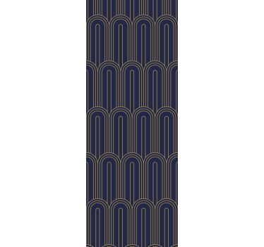 Modern blind with arched line design - TenStickers