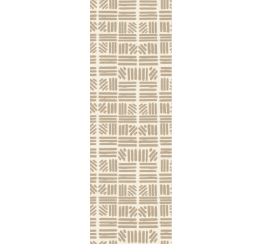 Modern blind with geometric line patterns - TenStickers