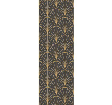 Modern blind with elegant gold patterns - TenStickers