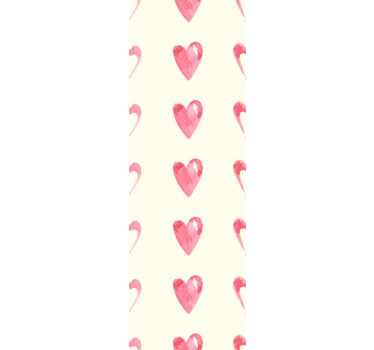 Modern blind with wasted hearts pattern decor - TenStickers