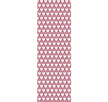 Modern blind pattern-decor twisted hearts - TenStickers