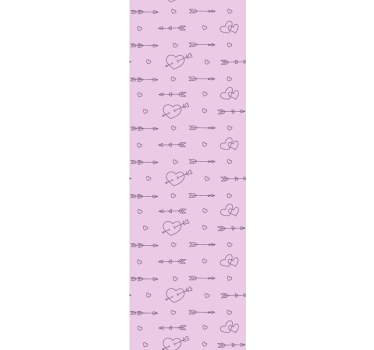 Modern blind pattern-decor heart silhouettes - TenStickers