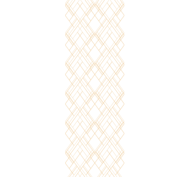 Modern blind with golden irregular lines on white - TenStickers