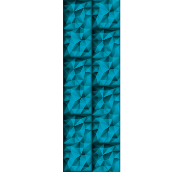 Modern blind blue depths in 3d design - TenStickers
