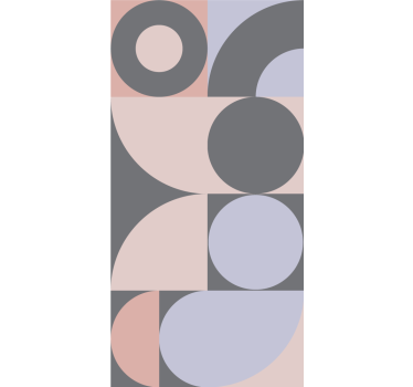 Modern blind geometric circles pattern - TenStickers