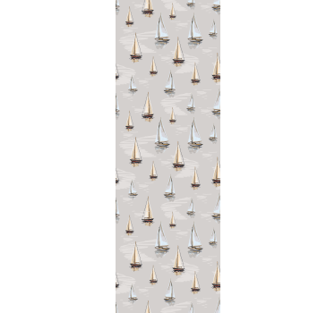 Modern blind elegant sailboat design - TenStickers