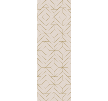 Modern blind with golden rustic lines pattern - TenStickers