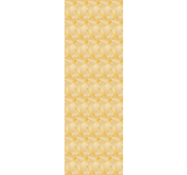 Modern blind gold foil wave effect - TenStickers