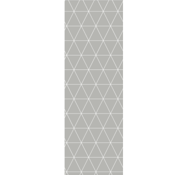 Modern blind minimalist light grey geo pattern - TenStickers