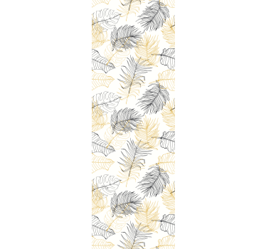Modern blind escapade palm leaves design - TenStickers