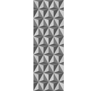 Modern blind with dark triangle tiles design - TenStickers