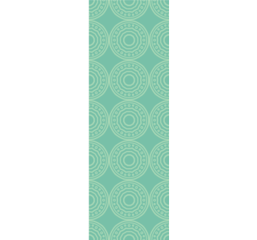 Modern blind eclectic style circle design - TenStickers