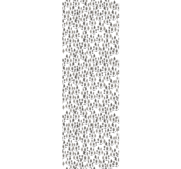 Modern blind little trees kinfolk design - TenStickers