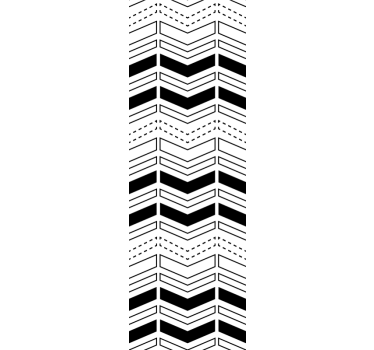 Modern blind with creative arrow shapes - TenStickers